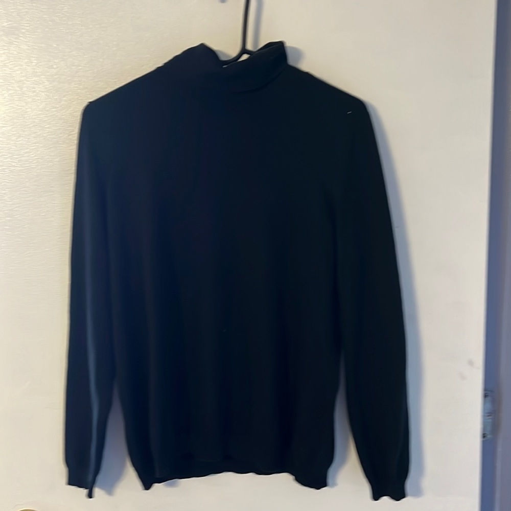 Turtle neck Ralph lauren 1X black thin top